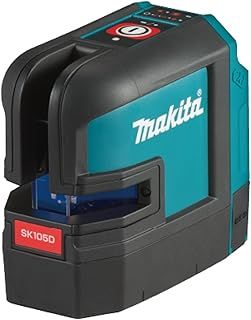 Makita SK105DZ 12V Max Li-Ion CXT Red Cross Line Laser Supplied in A Carry Pouch - Batteries and Charger Not Included