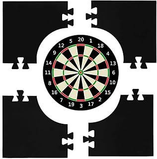 4-Segment Square Dartboard Guard Ring - Protect Your Dartboard from Missed Throws and Damage