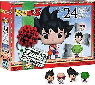 Funko Advent Calendar: Dragon Ball Z - Goku - 24 Days Of Surprise - Collectable Vinyl Mini Figures - Mystery Box - Gift Idea - Holiday Xmas for Girls, Boys & Kids - Christmas Countdown