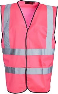 Blackrock Hi Vis Vests, Red, Green, Navy & Pink Enhanced Visibility Vests, Hi Vis Vest, High Vis Vests, Hi Vis Jackets, High Visibility, Reflective, Hi Viz, Security, Mens Womens Sizes Small - 6XL