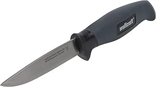 Wolfcraft Outdoor Knife with Sheath I 4085000 I Knife for hobbies, crafts and camping