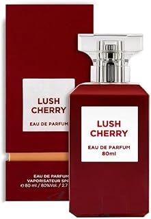 Love Cherry Edp Spray (80ml) by Fragrance World - For Men & Women Super Rich Fragrance | Bitter almond | Turkish Rose | Sandalwood