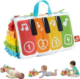 Fisher-Price Baby Musical Toy, Kick & Play Soft Piano for Tummy Time with Lights & Music for Newborn to Toddler, HND54