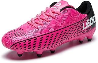Football Shoes for Big Kids (Boys and Grils) Men's and Women's Outdoor Unisex Soccer Cleats Firm Rugby Boots