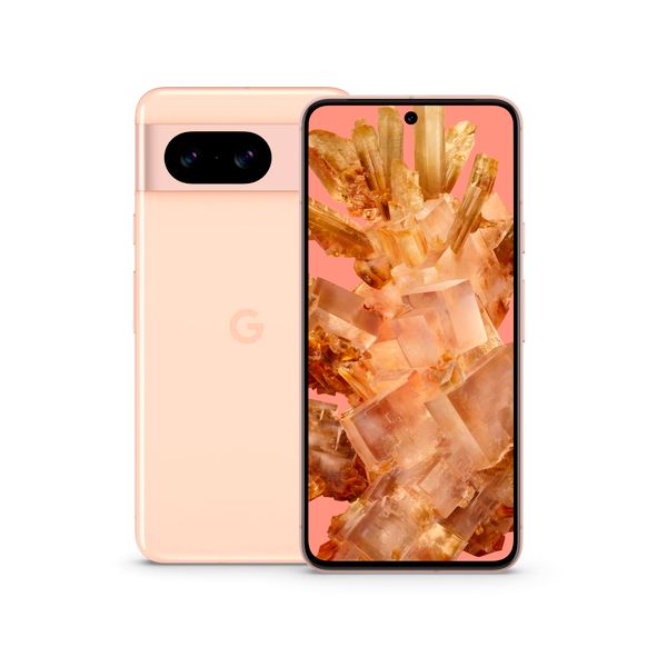Google Pixel 8 – Unlocked Android smartphone with advanced Pixel Camera, 24-hour battery and powerful security – Rose, 128GB (Renewed)