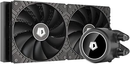 ID-COOLING FROSTFLOW X 280 CPU Water Cooler - White LED AIO Cooler with 2x140mm PWM Fans, Supports Intel 1700/1200/115X/2066 and AMD AM4/AM5