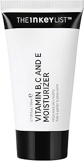 The INKEY List Vitamin B, C and E Moisturiser 50ml, Lightweight Moisturising Face Cream, AM/PM Skincare, Vegan Friendly, Suitable For All Skin Types