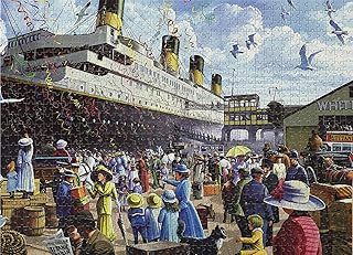 Jigsaw Puzzles for Adults 1000 Piece R.M.S. Titanic 27.56 x 19.69 Inch Jigsaw Puzzles for Adult Educational Game Challenge Toy 1000 Pieces Titanic Puzzle for Adults Kids