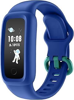 BIGGERFIVE Vigor 2 Fitness Tracker Watch for Kids Girls Boys Ages 5-12, Activity Tracker, Pedometer, Heart Rate Sleep Monitor, IP68 Waterproof Calorie Step Counter Watch, Alarm Clock, Great Kids Gift