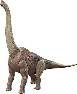 Jurassic World Dominion Dinosaur Toy, Brachiosaurus Action Figure 32 Inches Long with Posable Joints, Gift for Kids and Collector, HFK04