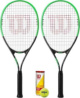 2 x Wilson Tour Tennis Rackets + 3 Tennis Balls RRP £110