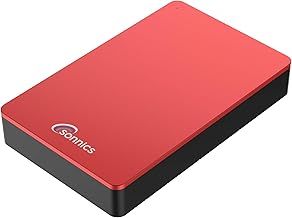 Sonnics 4TB Red External Desktop Hard drive USB 3.0 Compatible with Windows PC, Mac, XBOX ONE & PS4