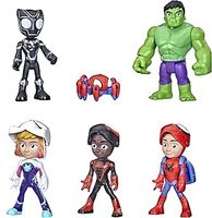Hasbro SPIDEY AND HIS AMAZING FRIENDS Marvel Hero Reveal Multipack With Mask-Flip Feature, 4-Inch Scale Action Figure Toys, Kids Ages 3 And Up, Frustration- Package, F1486