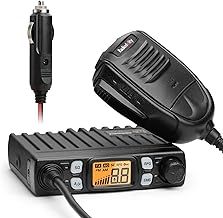 Radioddity CB-27 Pro 40 Channel Mini CB Radio with AM/FM Emergency Call Channel 9/19, 4W Transmission Power, VOX, RF Gain, and Offset Handheld Microphone