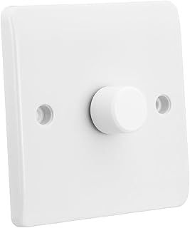 Candeo Smart Switch LED Dimmer compatible with Philips Hue, Smartthings and all Zigbee hubs, for dimmable LED/incandescent/halogen bulbs, 1 gang multiway, trailing edge, for smart control