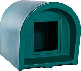 Kitty Cabin Outdoor Pet Shelter, Dark green