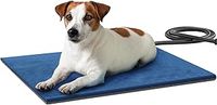 Pecute Dog Heat Pad, Constant Temp Safe, Anti-Bite & Waterproof, Flame Retardant Cotton, Soft Cosy Heated Cat Bed for Cats & Dogs (M, 40x50cm)