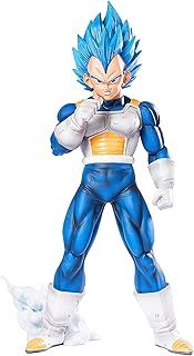LESESOBE Vegeta Figure Statues Figurine DBZ Super Saiyan Blue Collection Birthday Gifts PVC 11 Inch