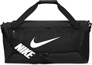 Nike DH7710-010 NK BRSLA M DUFF - 9.5 (60L) Sports backpack Unisex Adult BLACK/BLACK/WHITE Size 1SIZE