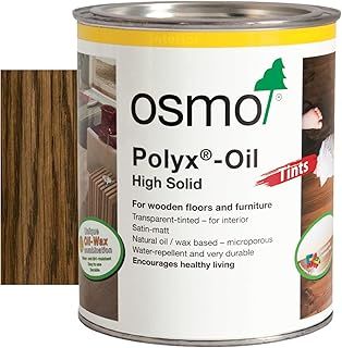 Osmo Polyx®-Oil Tints - Hard Wax Oil 3073, Terra Satin Finish, 750ml - Durable Wood Oil for Wooden Furniture, Water-Resistant Floor Wax, Wood Treatments - Ideal for Oak, Pine, Spruce, Beech & More