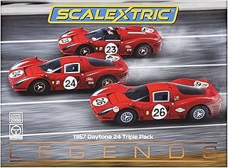 Scalextric 1967 Daytona 24 Triple Pack - 1:32 Car Pack, Red