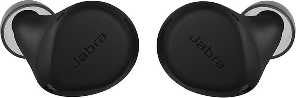 Jabra Elite 7 Active In-Ear Bluetooth Earbuds - True Wireless Sports Ear Buds ShakeGrip for the ultimate active fit, Adjustable Active Noise Cancellation and Alexa Built-In - Black