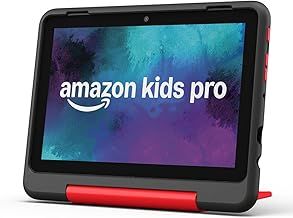 Amazon Fire HD 8 Kids Pro tablet (newest gen), ages 6–12 | 3 GB memory, includes ads-free books, games and videos that children love, 8" HD screen, parental controls, 13-hr battery, 32 GB