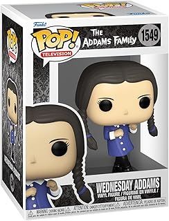 Funko Pop! TV: AFC - Wednesday Addams - Addams Family Classic TV - Collectable Vinyl Figure - Gift Idea - Official Merchandise - Toys for Kids & Adults - TV Fans - Model Figure for Collectors