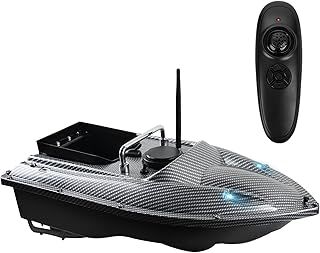 Fishing Bait Boat - Bait Boats for Carp Fishing 500M Remote Control with 1.5kg Loading, Black