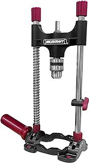Milescraft 1318 DrillMate Portable Drillling Guide – Precision Drilling Jig Attachment for Drilling Angled or Straight Holes, Adjustable Drill Guide Attachment, Portable Drill Press with 3/8” Chuck