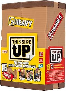 Ideal | This Side Up: The parcel-flipping, electronic reaction game | Family Games | 1+ Players| Ages 8+