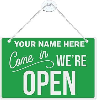 Come in were open shop sign, open closed hanging shop sign