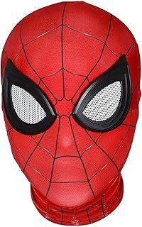 Spider Mask Superhero Mask, Fancy Dress Mask for Adult Kids, Spider Mask with Superhero Lenses Invisible Zip, Marvel Mask for Halloween Christmas Carnival Cosplay Movie Role Party Props