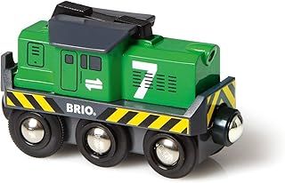 BRIO World Freight Engine Train, Battery Powered Train For Kids Age 3 Years Up