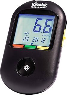 Kinetik Wellbeing Smart Blood Glucose Monitor - Glucometer for Diabetic Home Testing Used by the NHS, Monitor Blood Sugar with Precision, Suitable for Pregnancy - Supporting Diabetes UK
