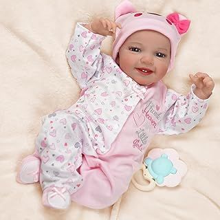 BABESIDE Lifelike Reborn-Baby Dolls 20 Inch Realistic Baby Dolls Softness Body Real Life Newborn Baby Doll Girl Lovely Awake with Gift Box for Kids Birthday & collecting (Leen)