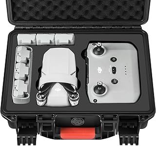 YETEETH Hard Case for DJI Mini 2K, 2, 2 SE - Waterproof & Shockproof Travel Case