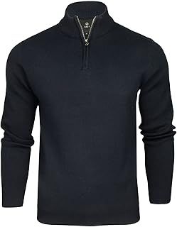 Xact Mens Cotton Rich 1/4 Zip Knit Jumper