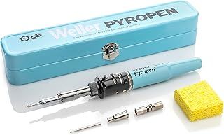 Weller T0051606099 Cordless Pyropen Std Butane Gas Soldering Iron Set, Butane Gas Bottle
