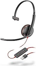 Plantronics Blackwire 3200 Mono Corded UC Headset With USB Connectivity