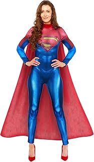 amscan - Women's Officially Licensed Warner Bros. Supergirl Jumpsuit Size: 8-18