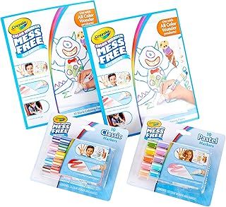CRAYOLA Color Wonder - Mess Free Coloring Kit, 80pc, Toddler Toys, Kids Indoor Activities at Home, 75-1843