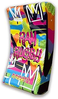 Ram Rugby Graffiti Curve Hit Shield - Contact Pad - Tackle Shield – Club Quality - UK Made for Durability – Available in 3 sizes - Essential Rugby Training Equipment