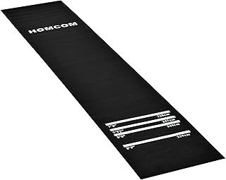 HOMCOM Professional Rubber Darts Dart Mat Pub Club Home 4 Throwing Distances