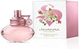 Shakira Perfumes - S by Shakira Eau Florale for Women - Long Lasting - Femenine, Romantic and Charming Fragance - Fresh and Floral Notes - Ideal for Day Wear - 50 ml