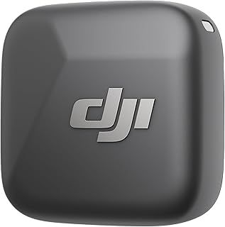 DJI Mic Mini Transmitter (Infinity Black), Wireless Lavalier Microphone, Ultralight, Detail-Rich Audio, OsmoAudio, Noise Cancelling, Clip On Bluetooth Phone Microphone for Camera/iPhone/Android