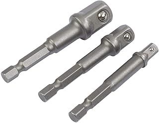 Draper 3 Piece Impact Socket Set | 1/4" Hex x 1/4", 3/8" & 1/2" Square Drive Adapter | Impact Drivers, Wrenches, Ratchets and Screwdrivers | 00005