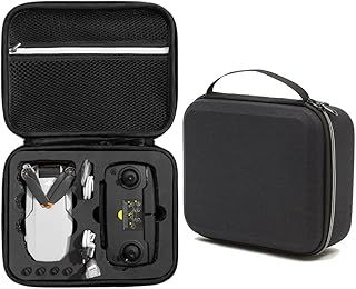 Portable Protective Carrying Case for DJI Mini SE, Travel Outdoor EVA Storage Bag Zipper Handbag for DJI Mini SE Drone Accessory (Black+Black)