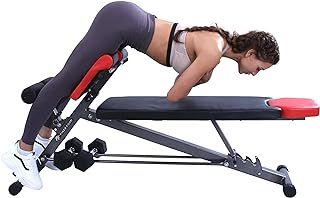 Finer Form Multi-Functional Gym Bench for Full All-in-One Body Workout – Versatile Fitness Equipment for Hyper Back Extension, Roman Chair, Adjustable Situp, Decline, Flat Bench