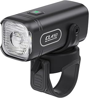 TOWILD CL450 Bike Light,Only 95g Compact Size Front Bike Light for Road Bike, 450 Lumen Bicycle Headlight with 5 Lighting Modes,USB-C Charging IPX6 Cycling Light Up to 7 Hours Runtime
